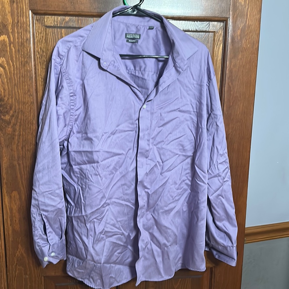 Men’s purple dress shirt